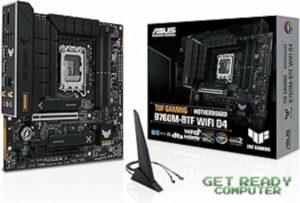 ASUS TUF GAMING B760M-BTF WIFI D4 SCHEDA MADRE mATX LGA1700 WI-FI 6 DUAL PC4-42666U:DDR4-5333 1xDISPLAYPORT 1xHDMI 1xPCIe 5.0x16 1xPCIe4.0x16