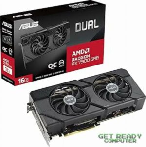 ASUS DUAL-RX7900GRE-O16G AMD RADEON RX 7900 GRE 16 GB GDDR6 DUAL FAN PCI Express 4.0 1 x HDMI 3 x DISPLAYPORT