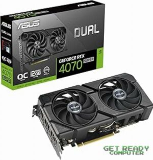 ASUS DUAL NVIDIA GEFORCE RTX 4070 SUPER EVO OC EDITION 12 GB GDDR6X PCIE 4.0