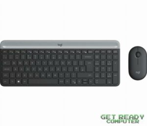 Logitech MK470 tastiera Mouse incluso Universale RF Wireless AZERTY Francese Grafite