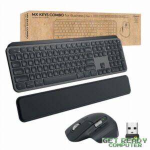 Logitech MX Keys combo for Business Gen 2 tastiera Mouse incluso RF senza fili + Bluetooth QWERTY Italiano Grafite