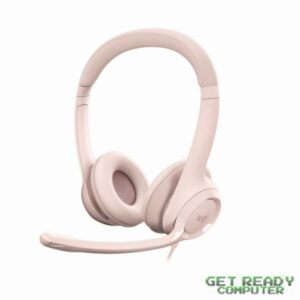 Logitech H390 Auricolare Cablato A Padiglione Ufficio USB tipo A Rosa