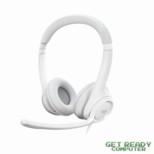 Logitech H390 Auricolare Cablato A Padiglione Ufficio USB tipo A Bianco