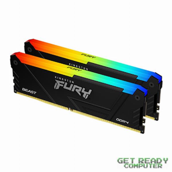 Kingston Technology FURY 64GB 3200MT/s DDR4 CL16 DIMM (Kit da 2) Beast RGB