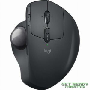 Logitech Mouse Logitech MX Ergo - Frequenza bluetooth/radio - USB - Ottico - 8 Pulsante(i) - Grigio - Wireless - Trackball: Rotella di scorrimento - Solo per destra-mano