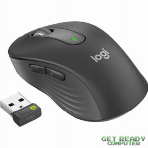 Logitech Mouse Logitech Signature M650 - Frequenza bluetooth/radio - USB - Grafite - Wireless - 4000 dpi - Rotella di scorrimento - Medio Dimensioni mano/palmo - Solo per destra-mano