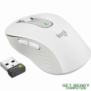 Logitech Mouse Logitech Signature M650 - Frequenza bluetooth/radio - USB - Bianco - Wireless - 4000 dpi - Rotella di scorrimento - Medio Dimensioni mano/palmo - Solo per destra-mano